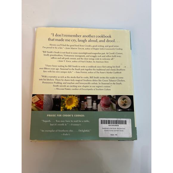 Seasoned in the South Cookbook by Bill Smith Crooks Corner Recipes Southern - Picture 2 of 2
